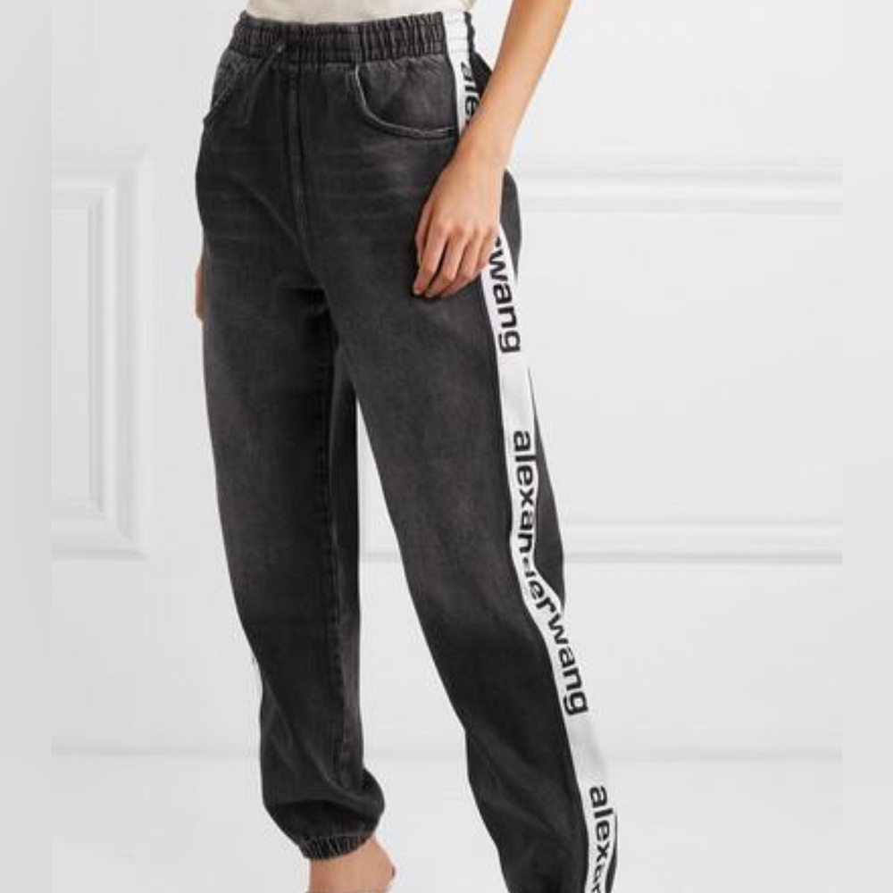 Denim Logo Joggers